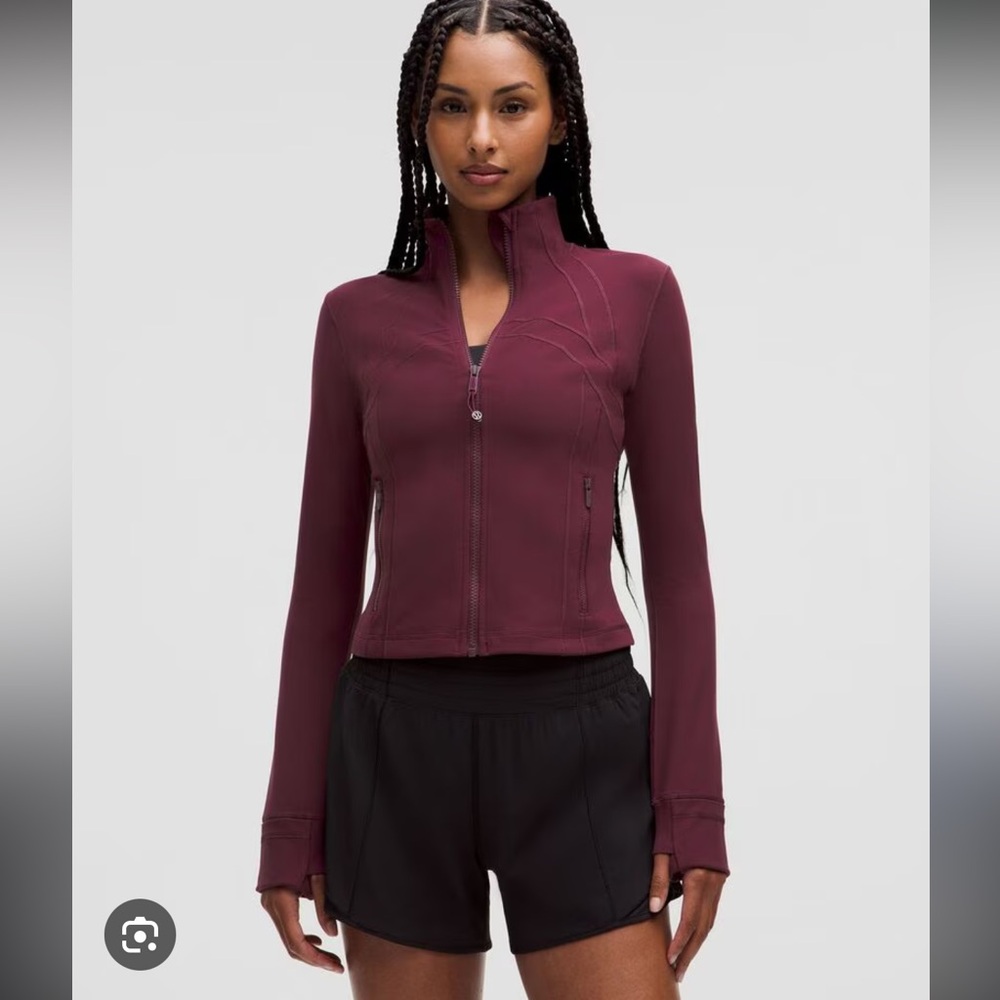 Lululemon Garnet Cropped Define Jacket